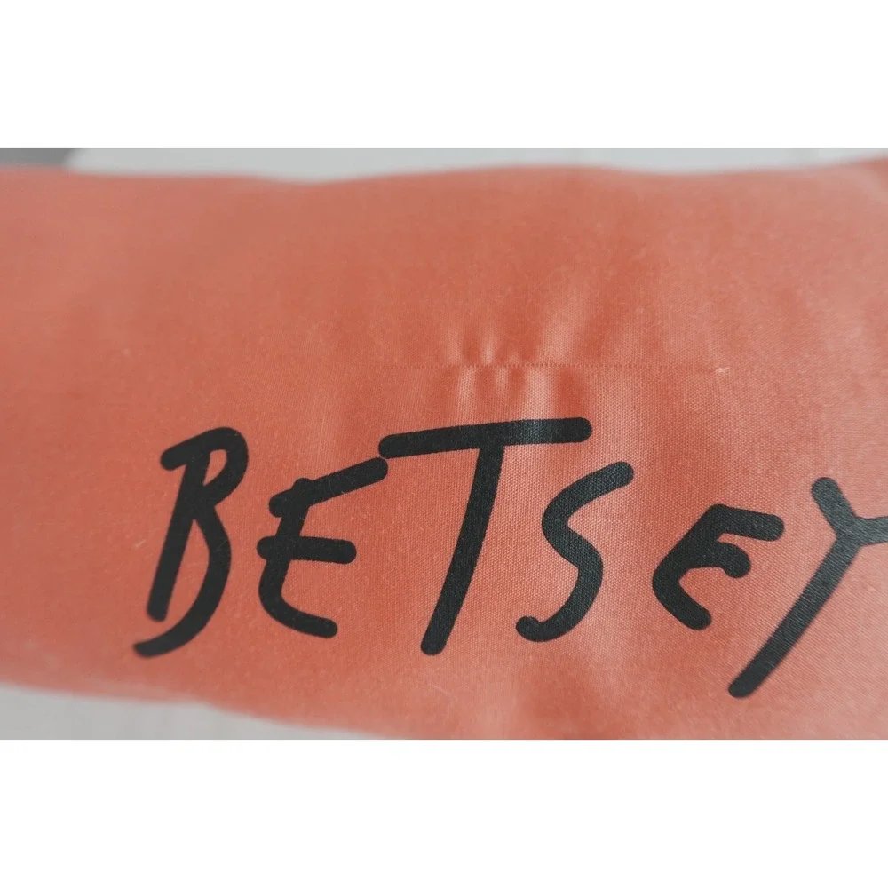Betsey Johnson Beach Pillow for Yoga Mat Pink Detachable (pillow only)‎